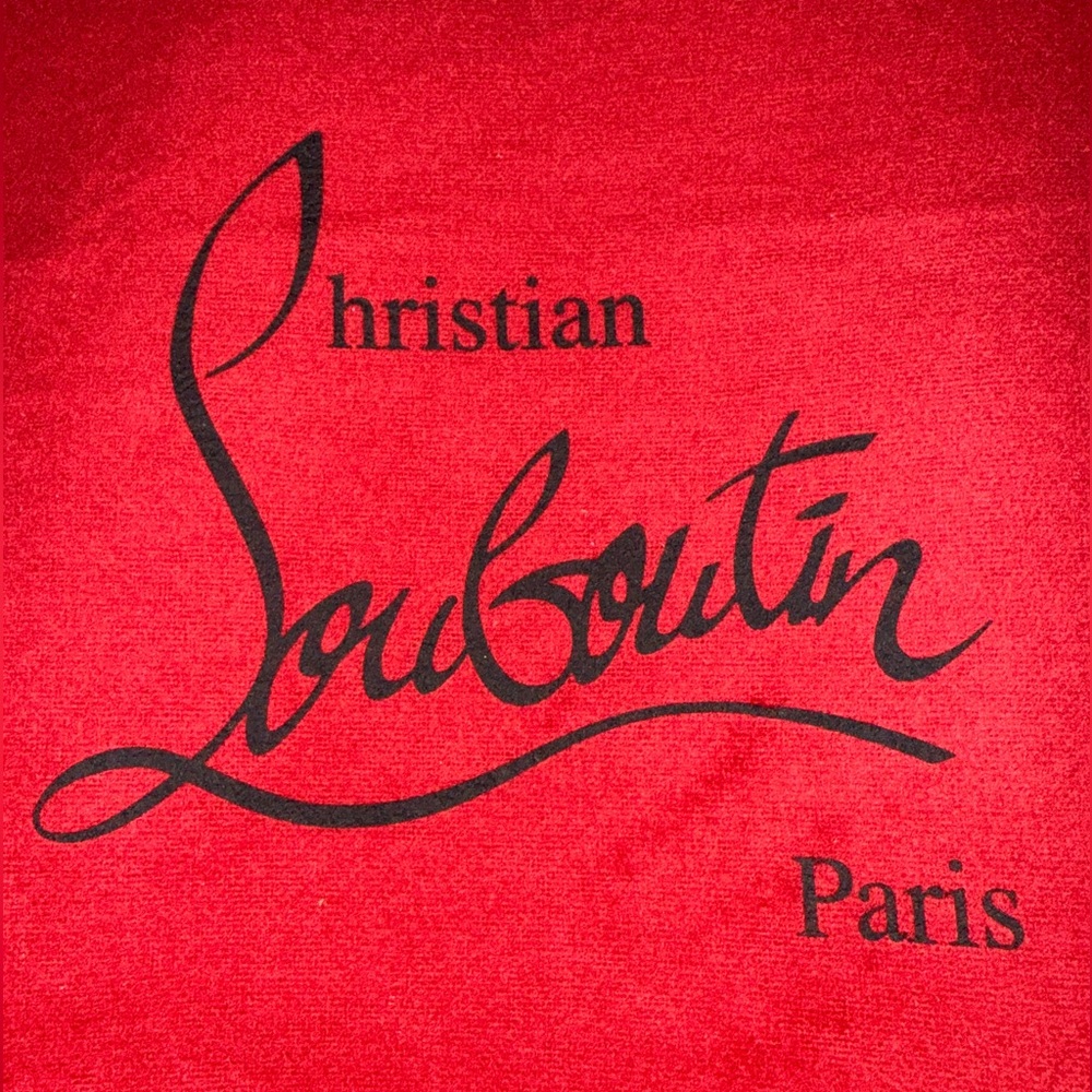 👠 Christian Louboutin Red Signature Dust Bag